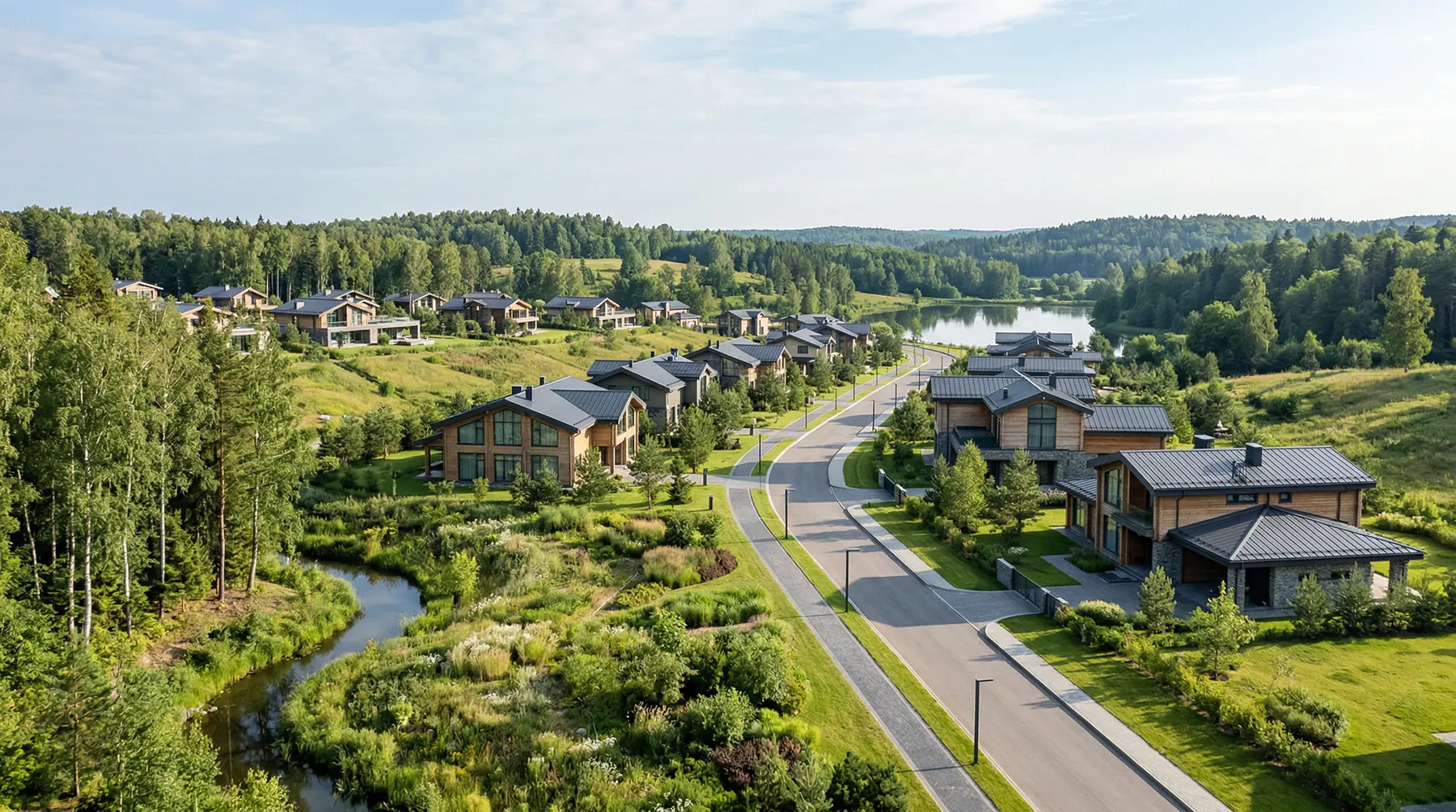 Премиальная панорама загородного проекта